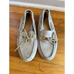 Cole Haan light gray soft leather loafers men’s size 9.5
